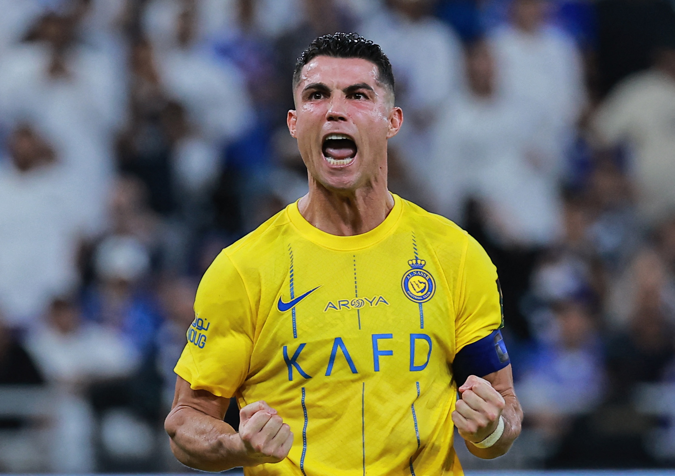 Cristiano Ronaldo currently plays for Al Nassr in Saudi Arabia