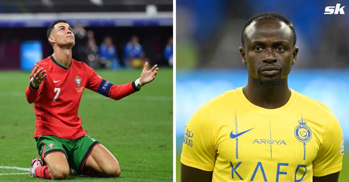 Cristiano Ronaldo and Sadio Mane (image via Getty)