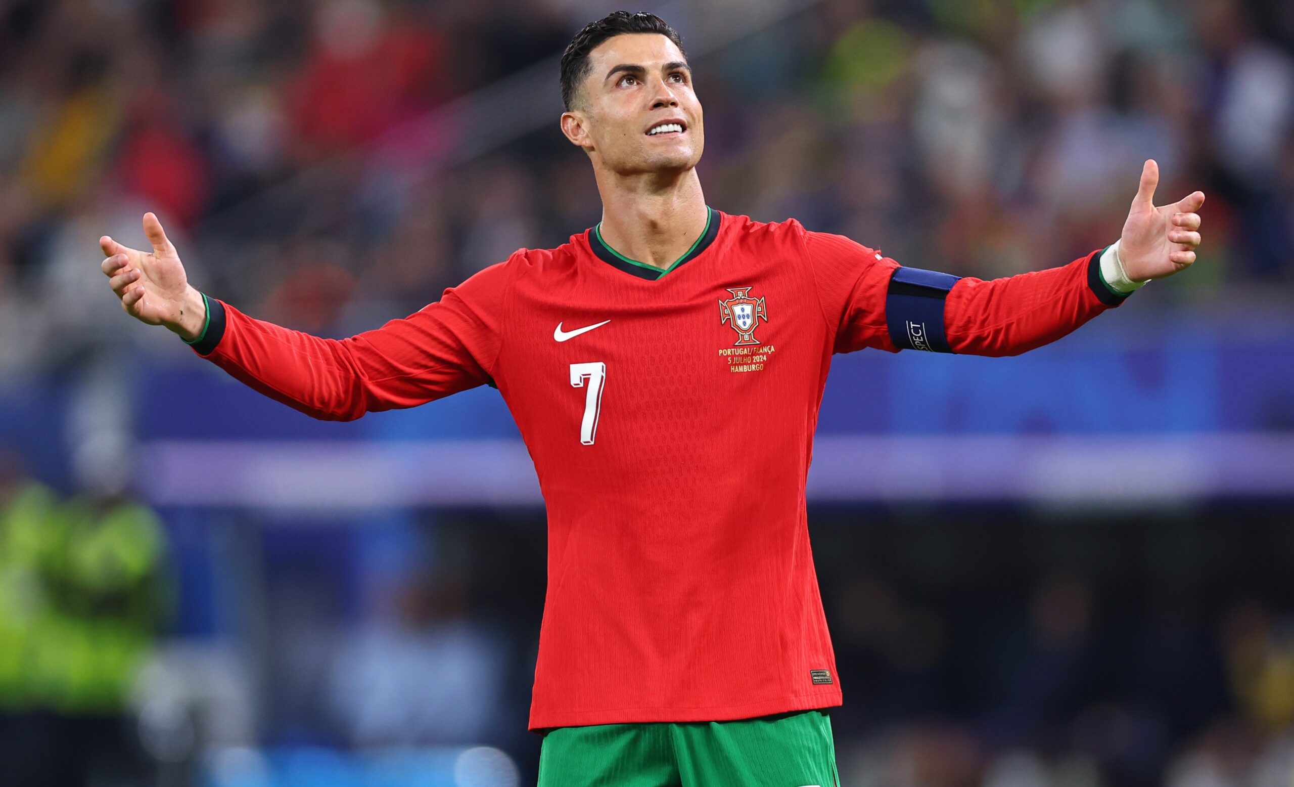 Cristiano Ronaldo did not score in five games at Euro 2024