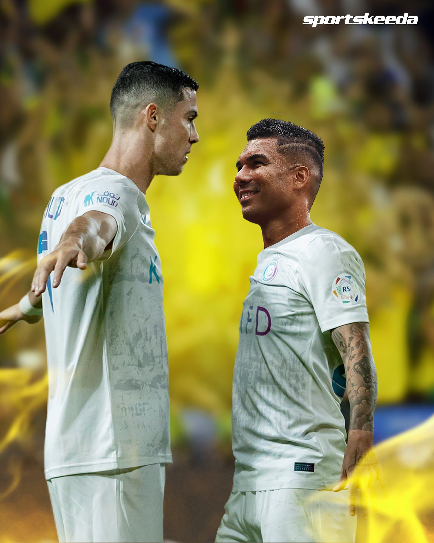 Sportskeeda Football on X: "According to reports, Casemiro could join Cristiano Ronaldo at Al Nassr!  If this move becomes a reality, how formidable would Al Nassr become?🤔 #CristianoRonaldo #Casemiro #Football https://t.co/CSZxdQbrLM" /