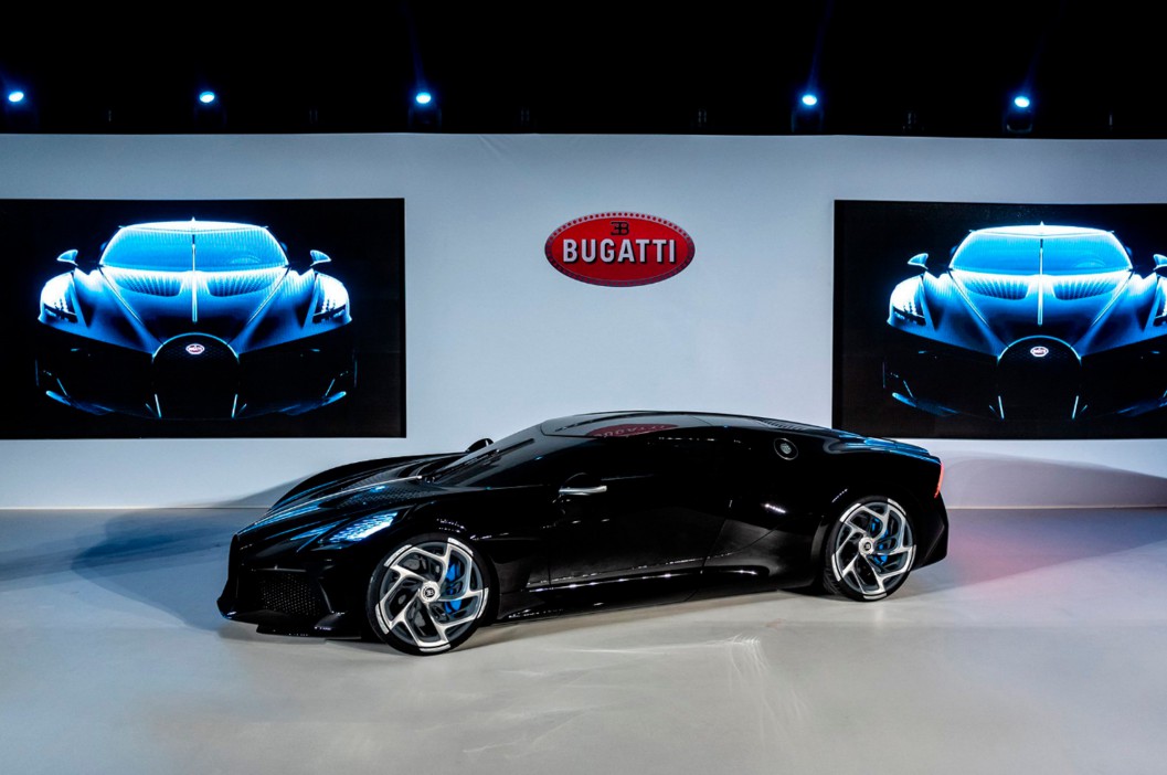 The most expensive new car ever is a £12million Bugatti La Voiture Noire owned by Cristiano Ronaldo