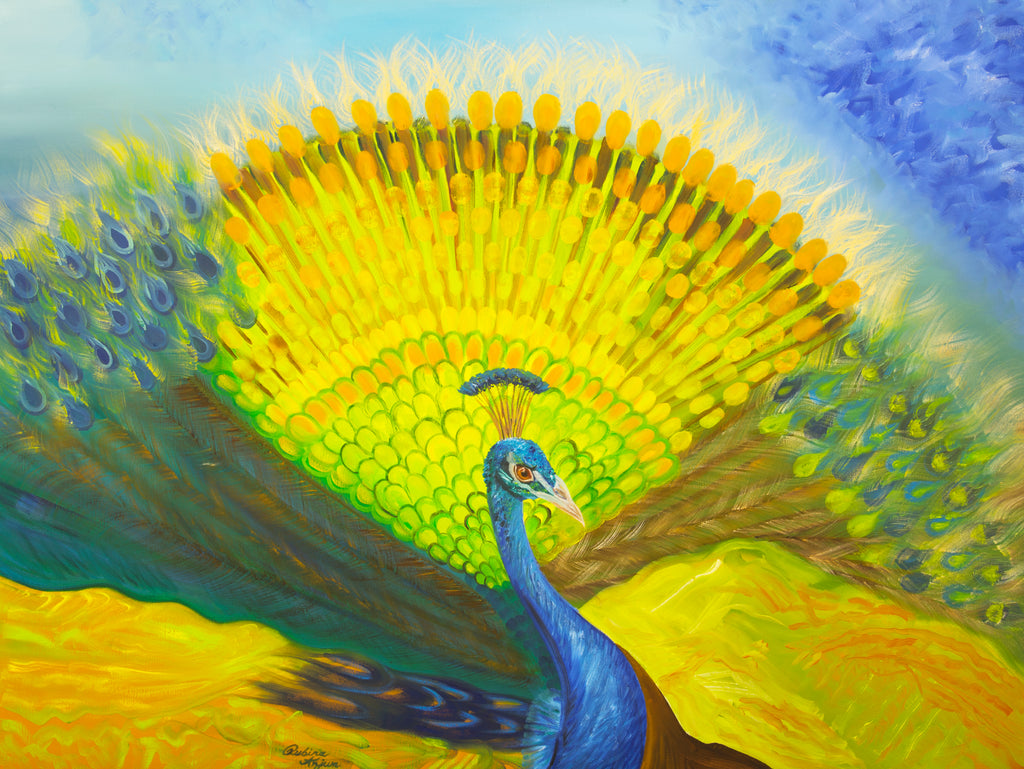 Peacock Splendor – Rubina Art Gallery