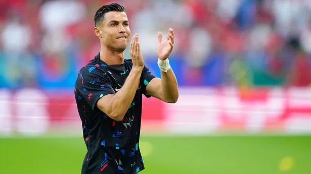 Cristiano Ronaldo centre-forward of Portugal and Al-Nassr FC during the UEFA EURO 2024 group stage match between Georgia and Portugal at Arena AufSchalke on June 26, 2024 in Gelsenkirchen, Germany.