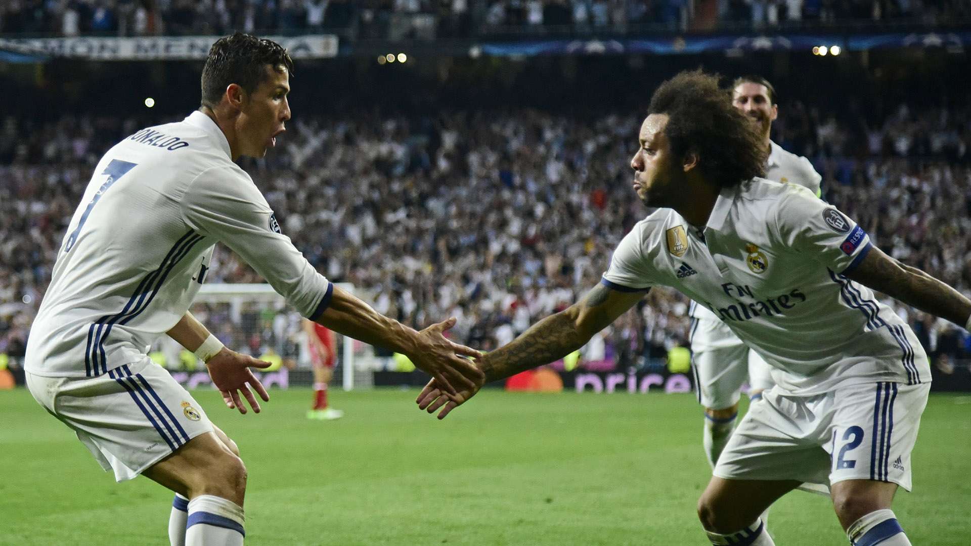 Marcelo Cristiano Ronaldo Real Madrid Bayern Munich UCL 18042017